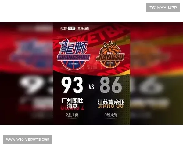 广州93-86送江苏四连败，徐昕27分14篮板4盖帽创个人新高